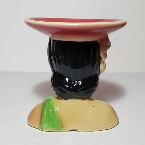 Shawnee Lady Head Vase Planter Polynesian Vintage - Picture 5 of 10